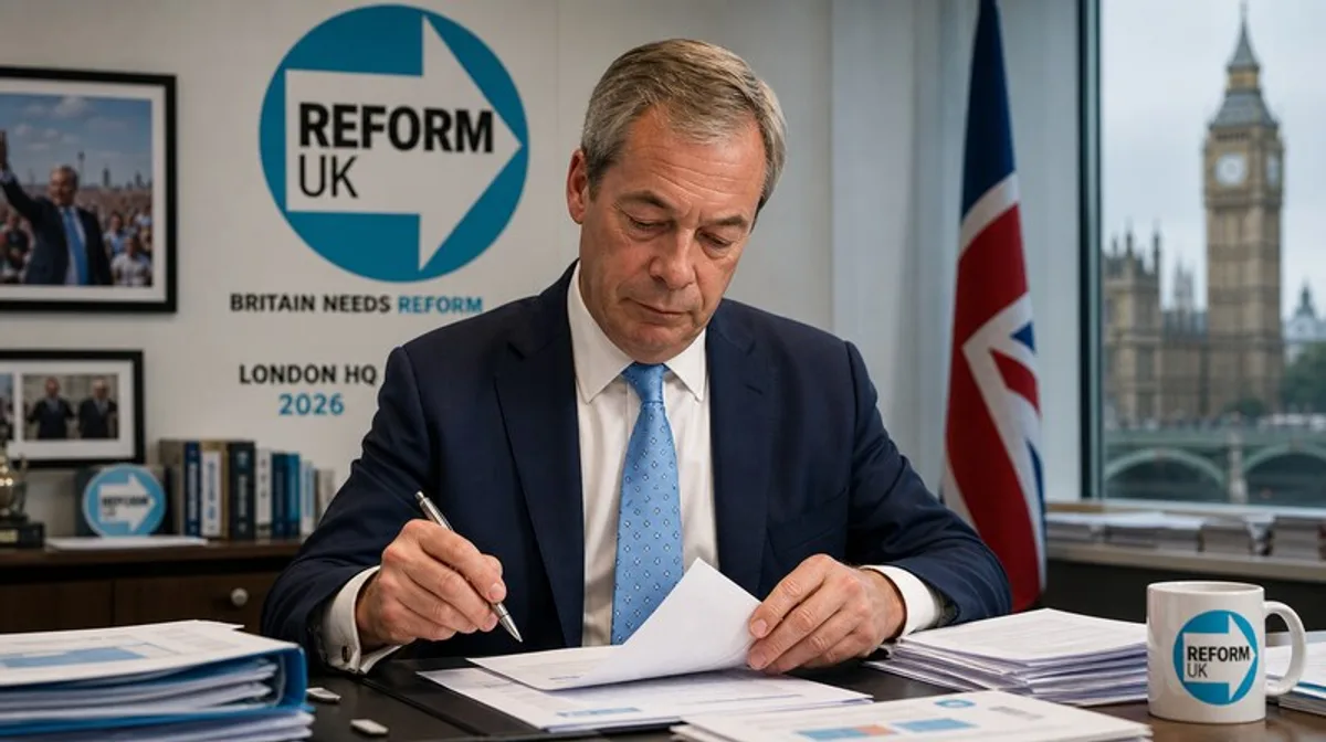 Donor Scandal Fallout Tests Farage's Grip on Reform UK